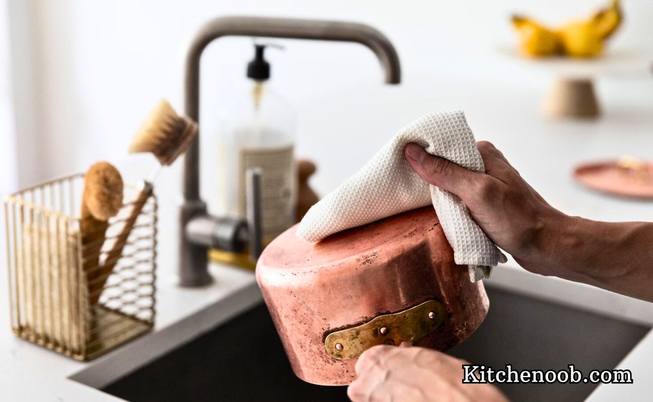 Clean a Red Copper Pan After Use