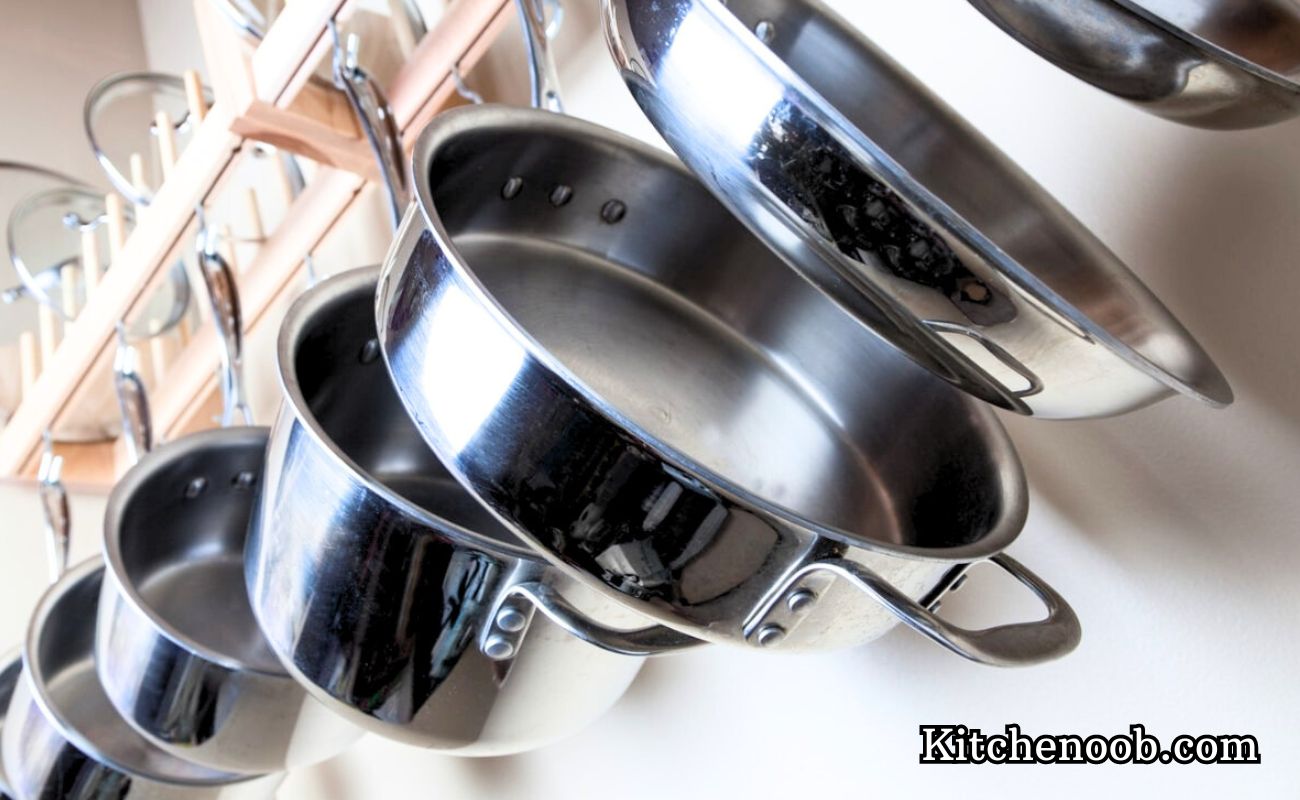 Stainless steel pan and pot